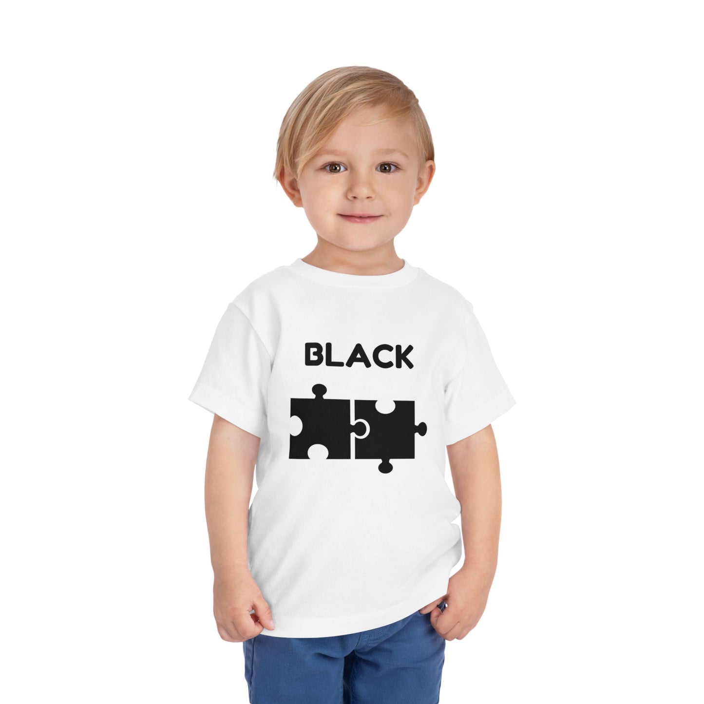 π€ Black β Book of Colors Puzzle Tee | Educational Toddler Shirt