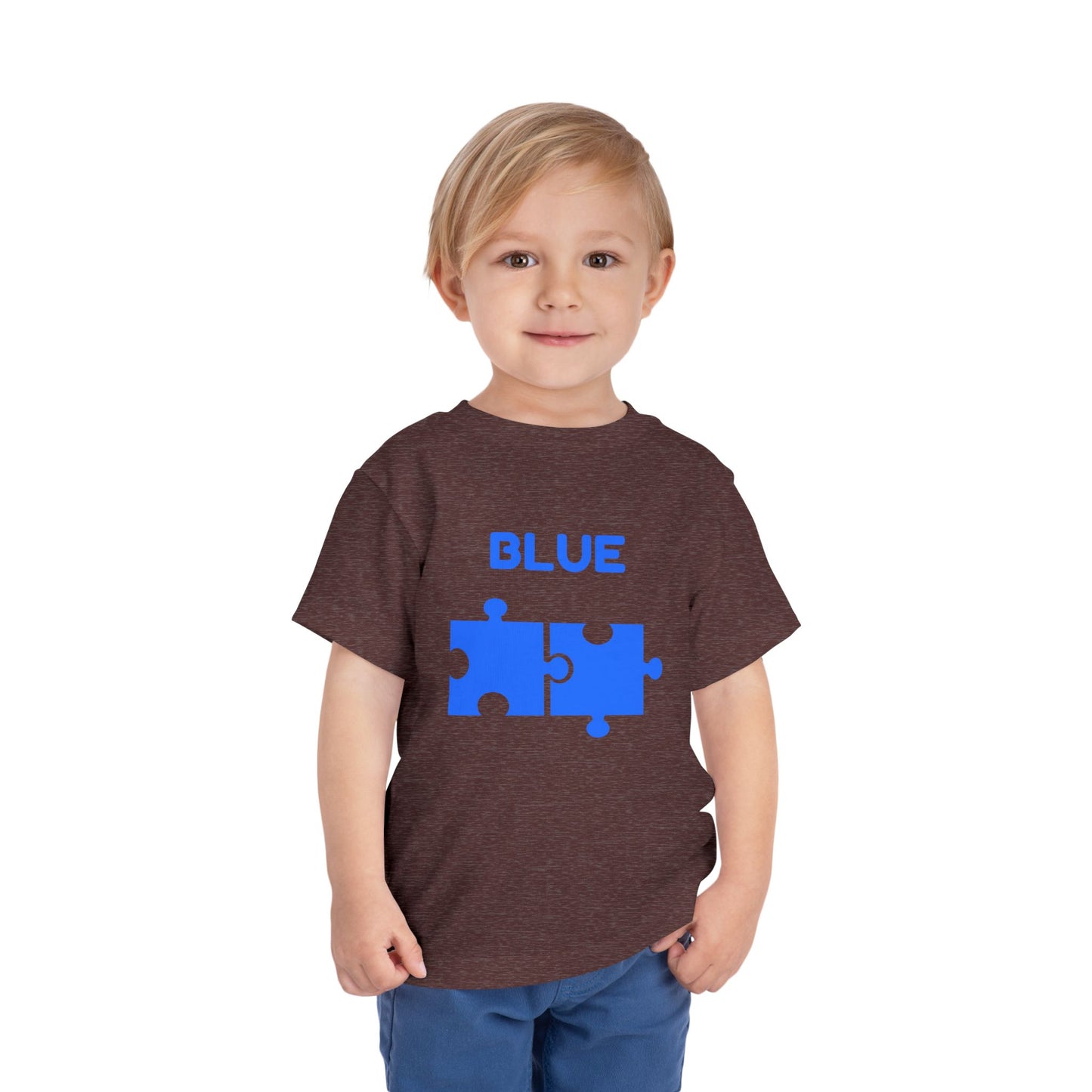 🔵Blue — Book of Colors Puzzle Tee | Educational Toddler Shirt