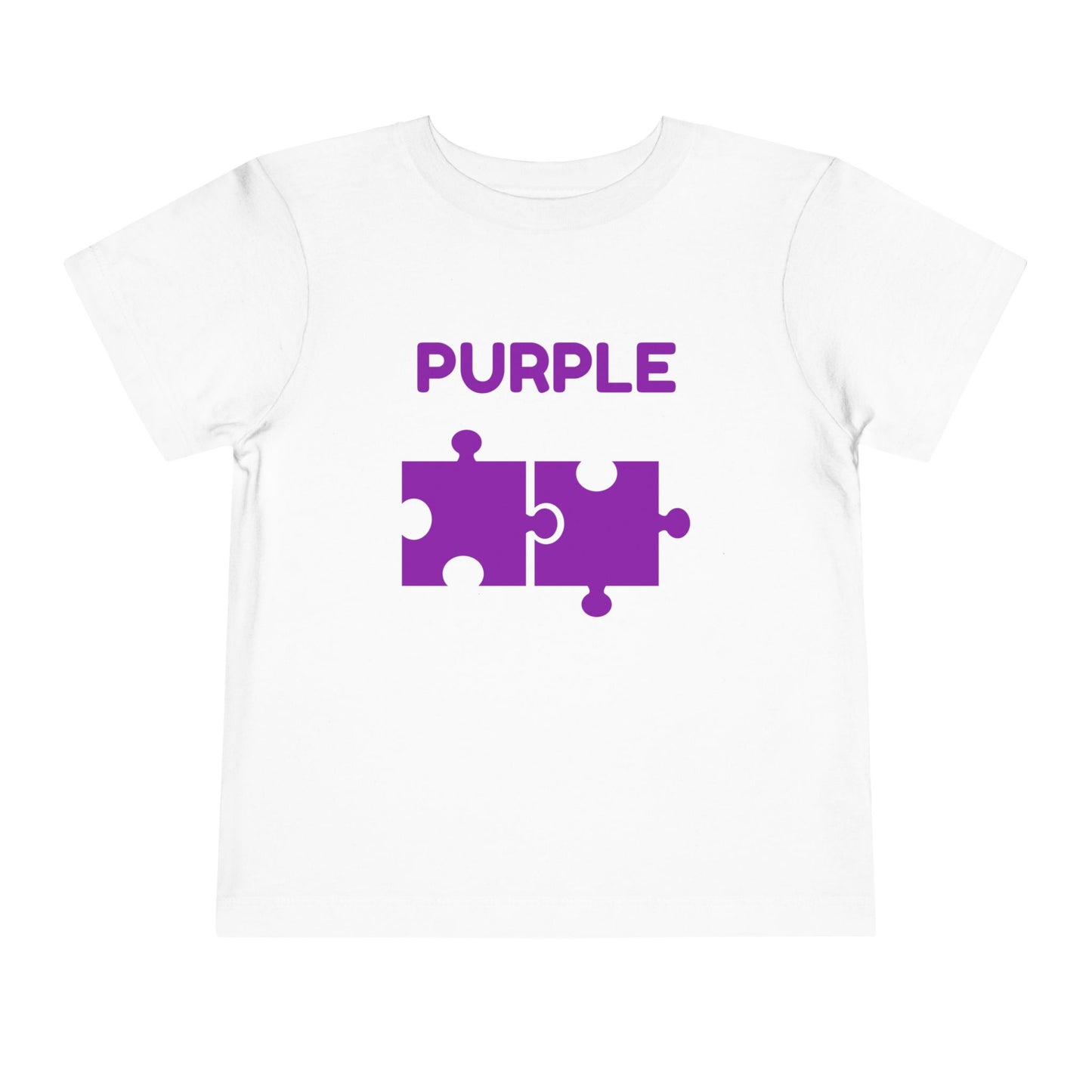 π£ Purple β Book of Colors Puzzle Tee | Educational Toddler Shirt