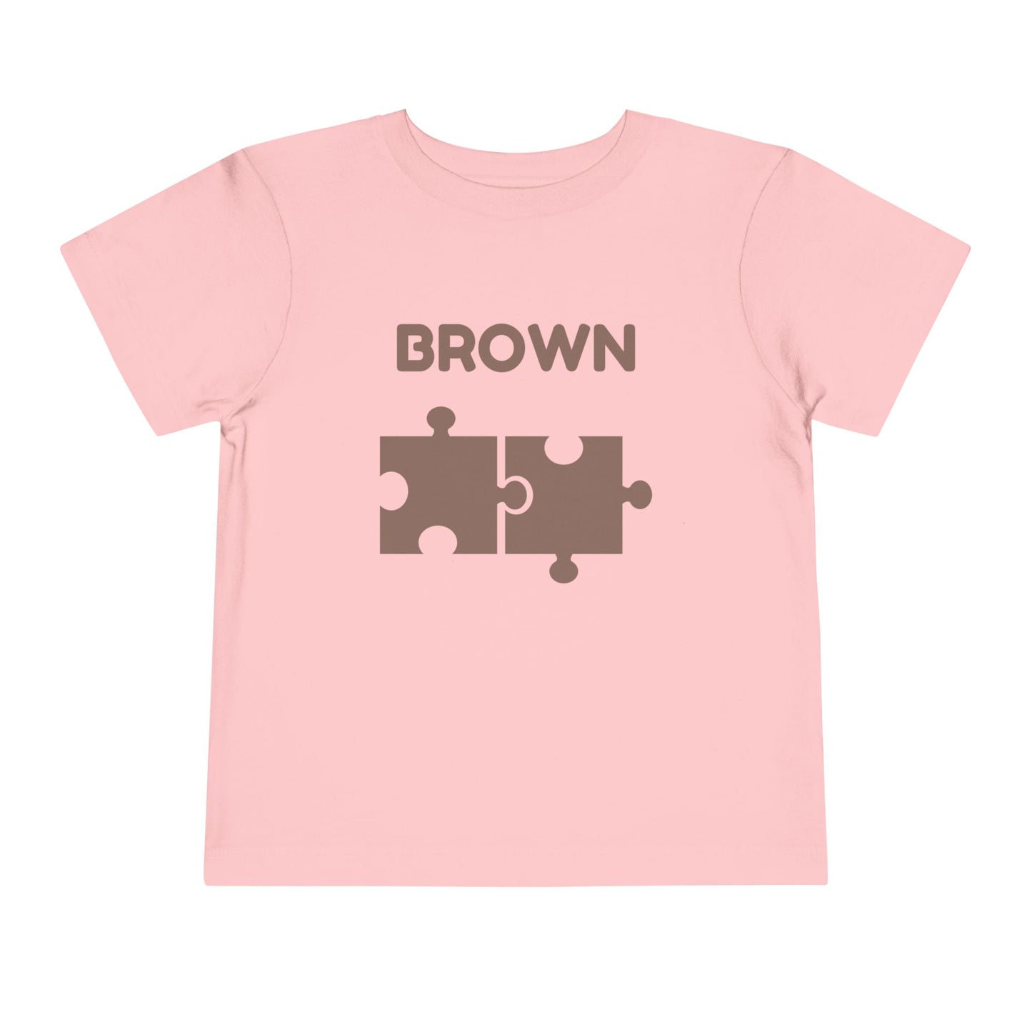 π€ Brown β Book of Colors Puzzle Tee | Educational Toddler Shirt